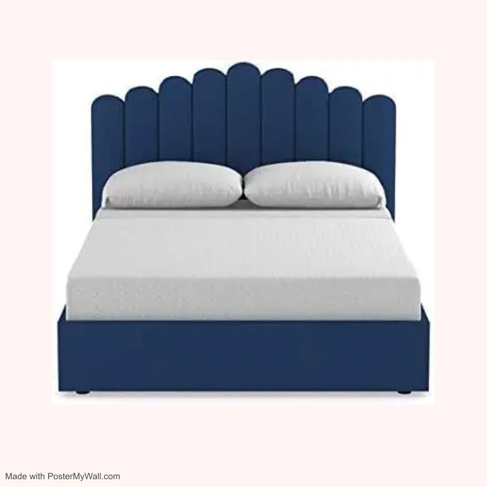 King velvet clearance headboard